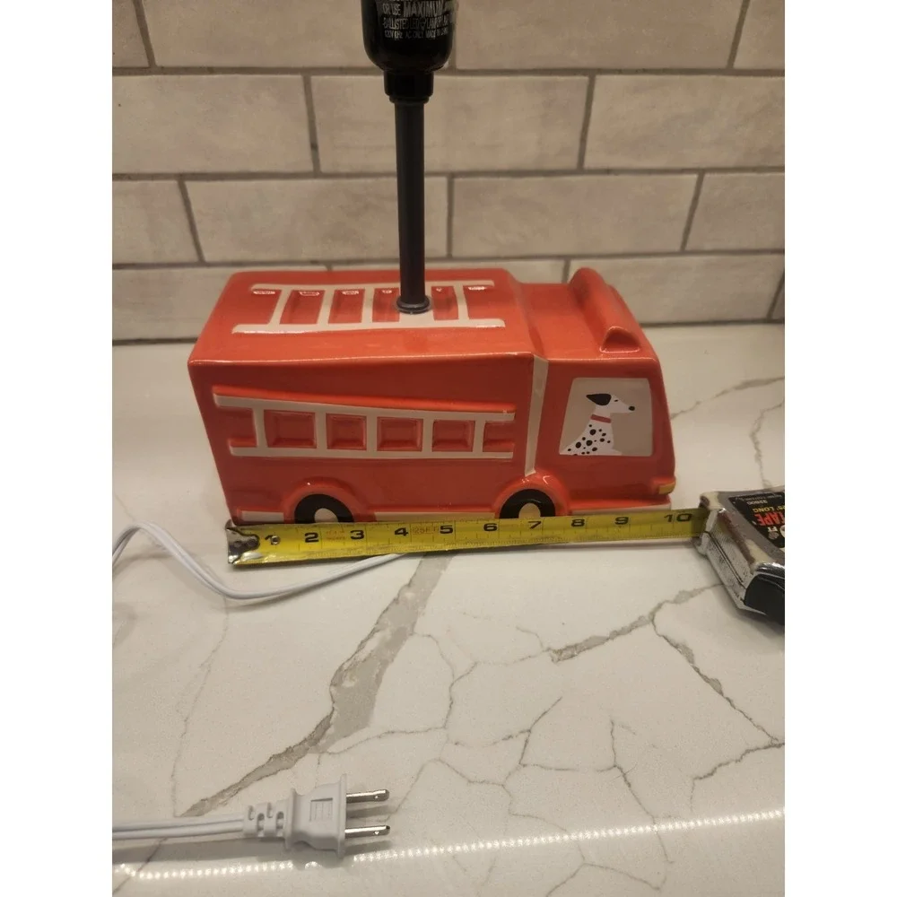 Target Discontinued‎ Children's Fire Truck Lamp With Dalmation Dog-WORKS